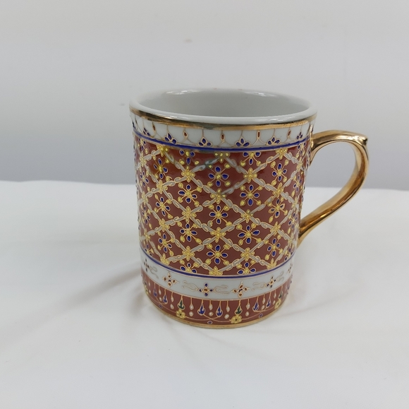 - CERAMIC goldtone painted cup Raja's fashion - Picture 5 of 12
